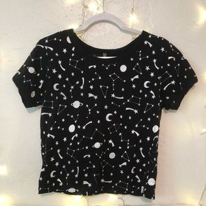 Galaxy crop top ✨